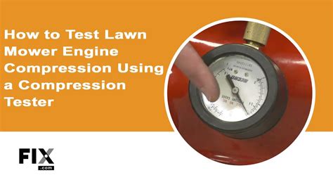 lawnmower compression tester|high compression lawn mower engine.